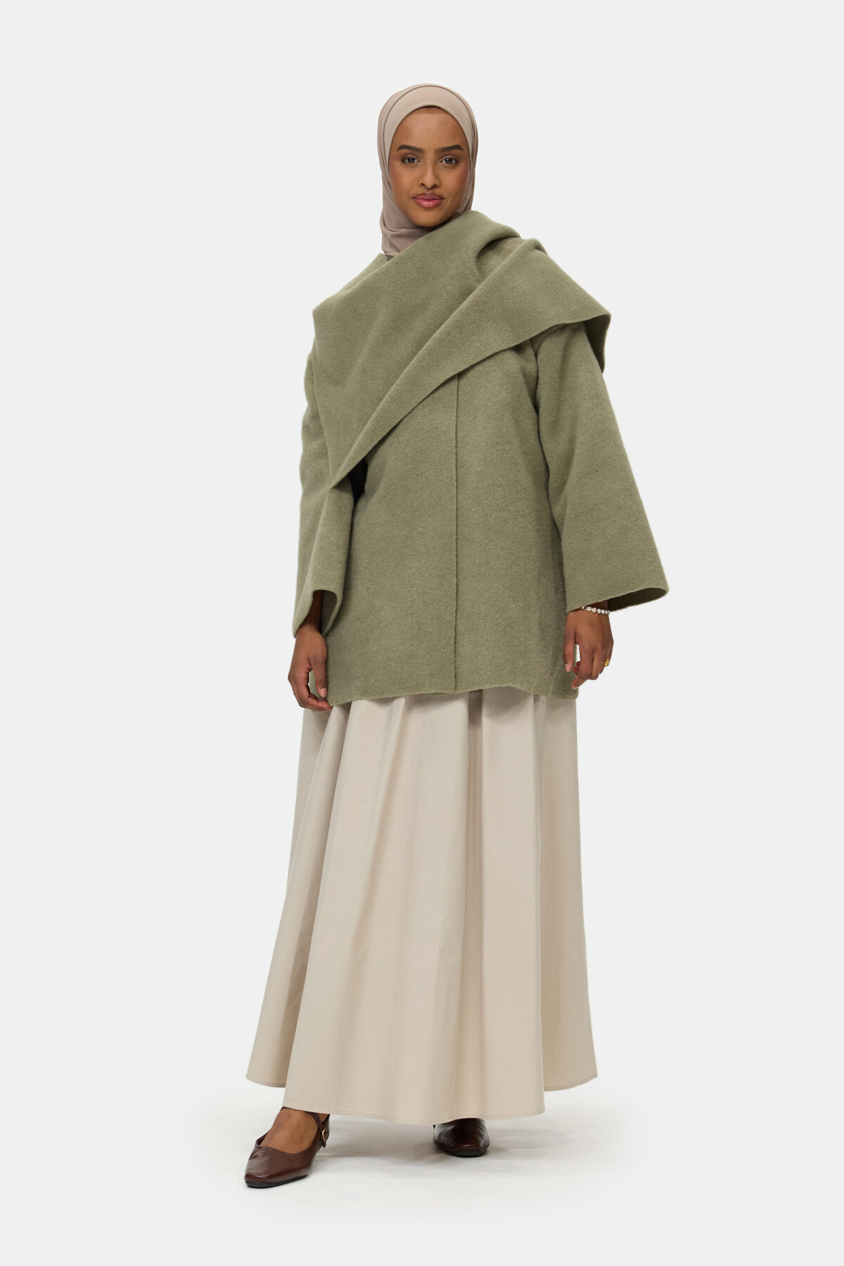 WOOL COAT SCARF - Image 2