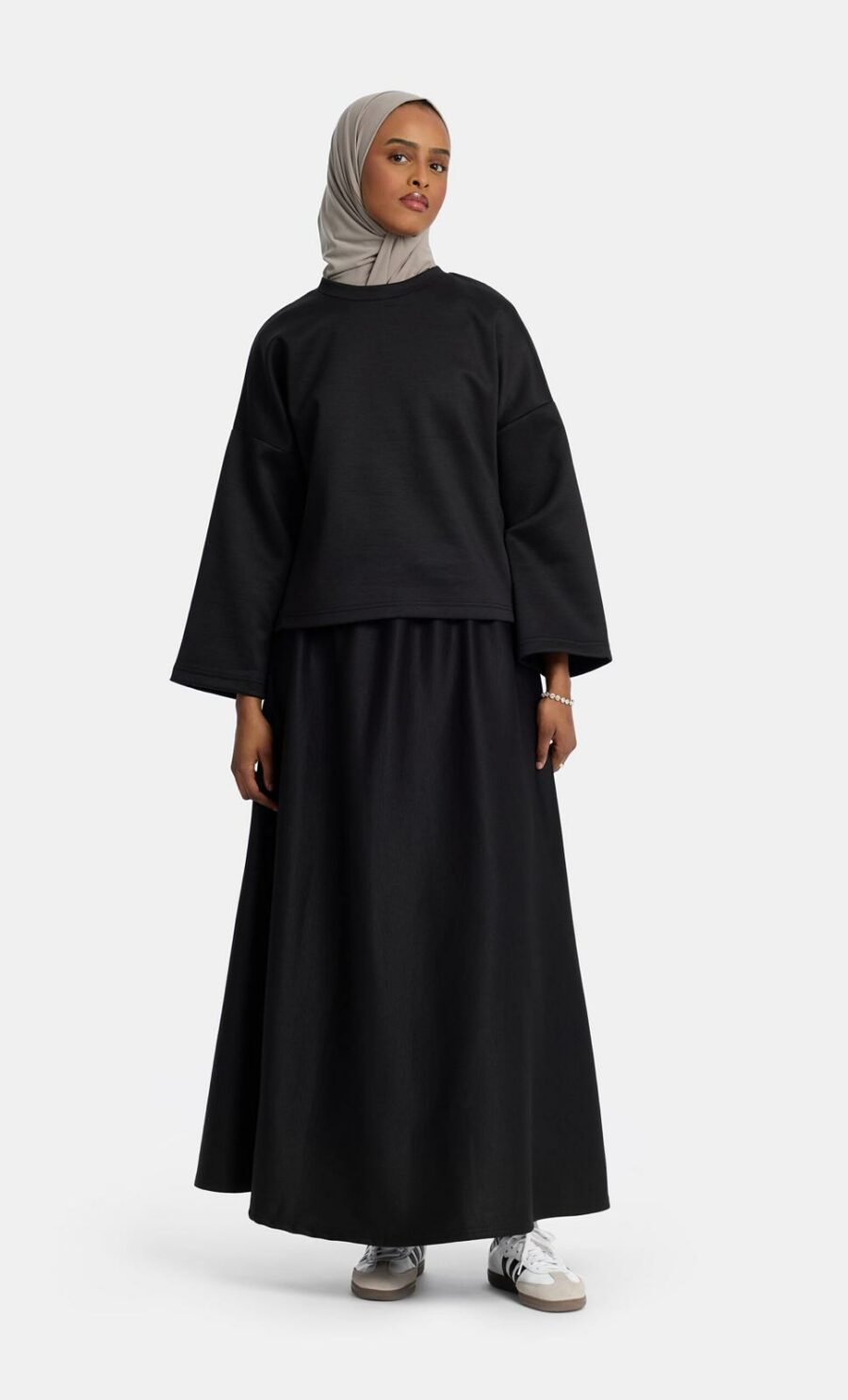 WIDE SLEEVE SWEATER SET