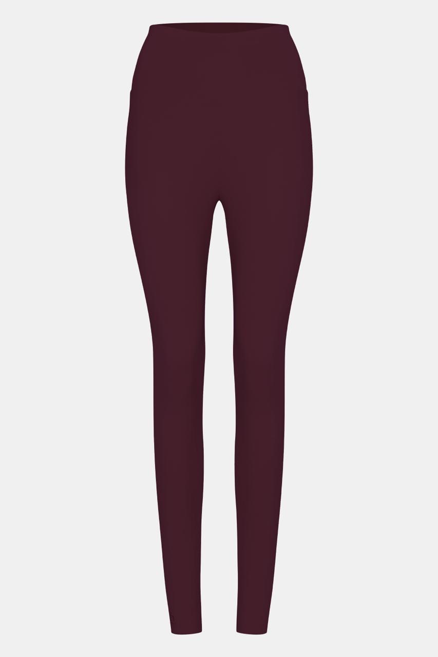 BASIC LEGGING - DARK BROWN, XS