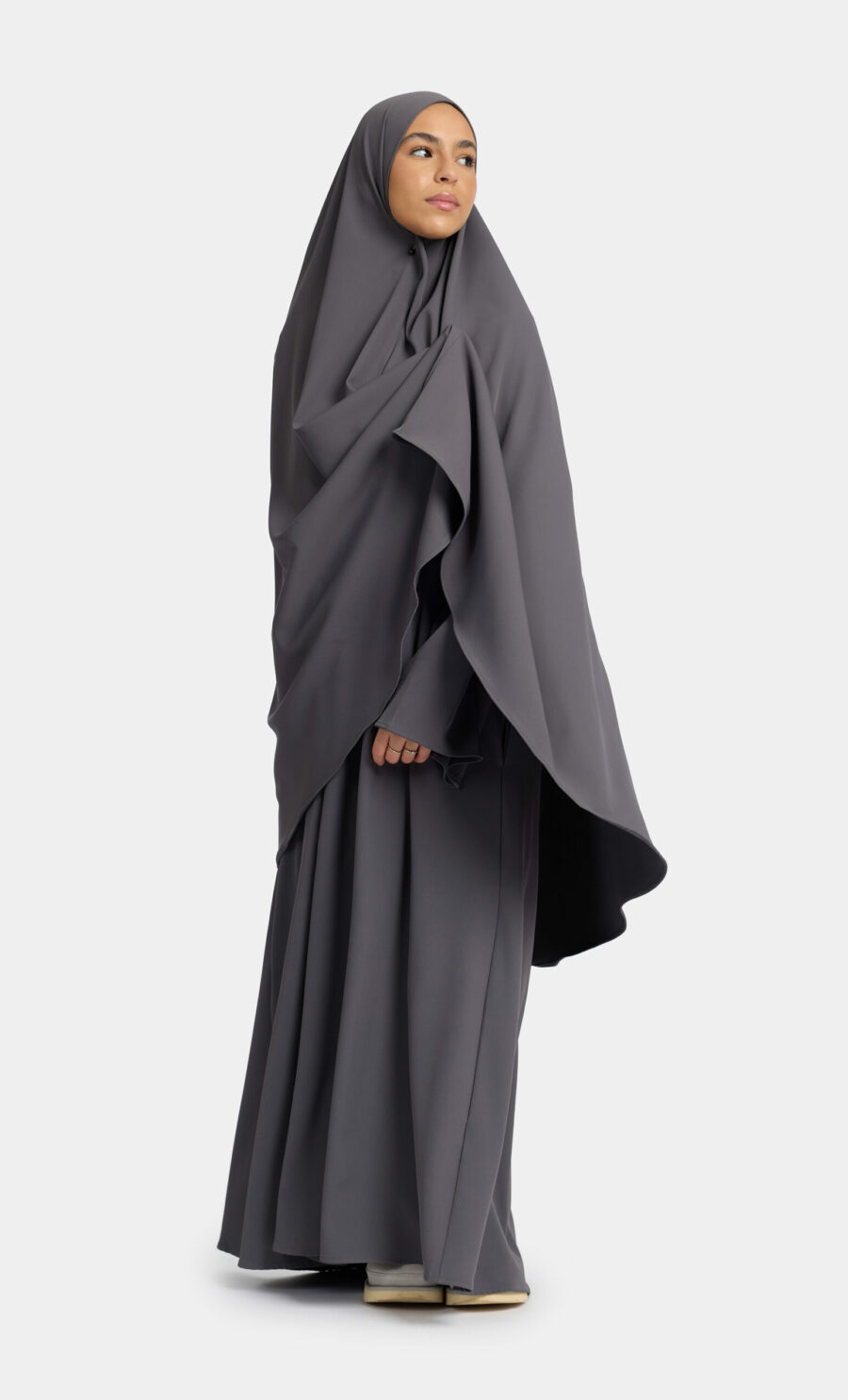 MAGNETIC KHIMAAR - STONE GREY