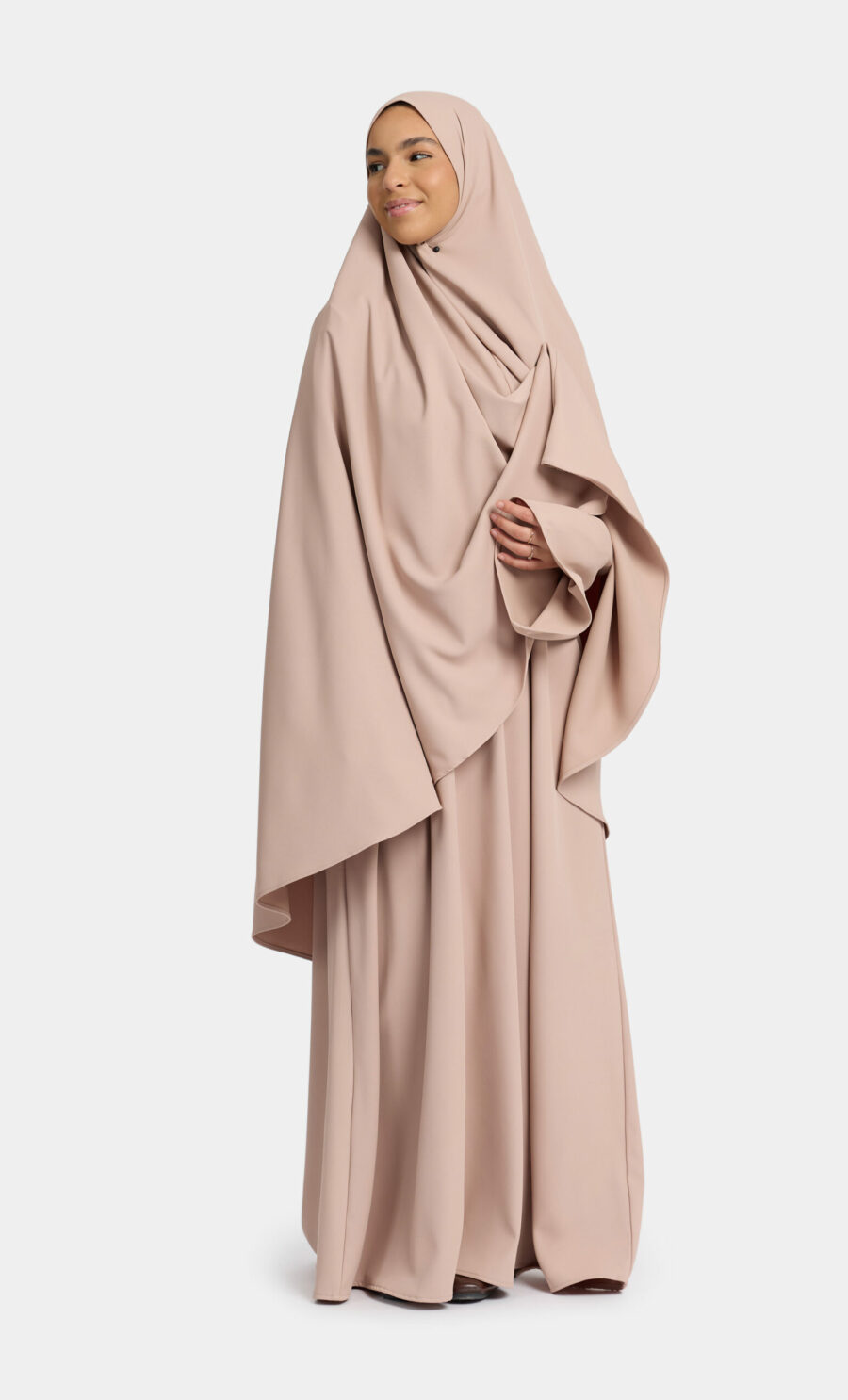 MAGNETIC KHIMAAR - BEIGE