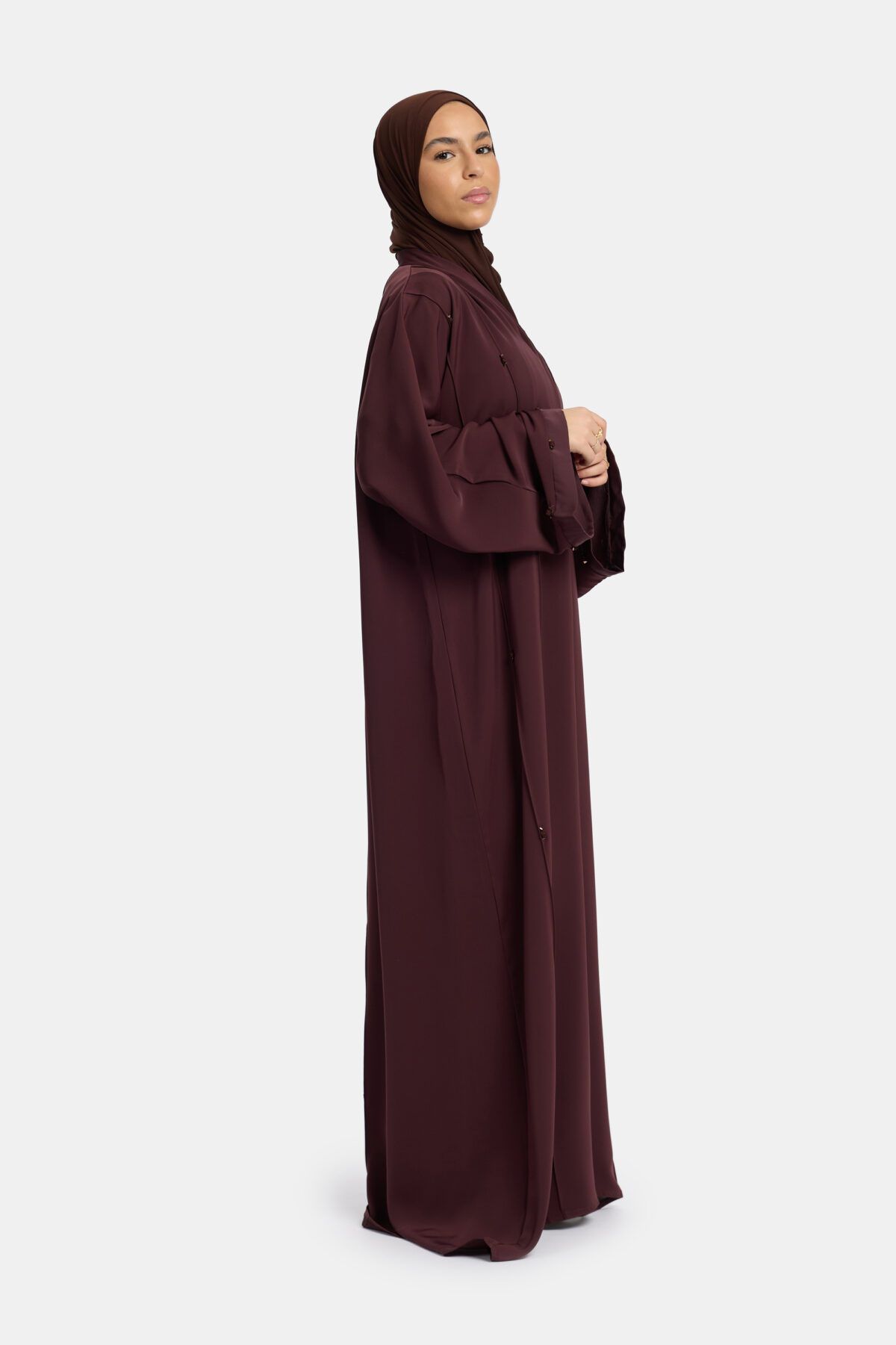 REFINED WEAVE ABAYA - Image 2