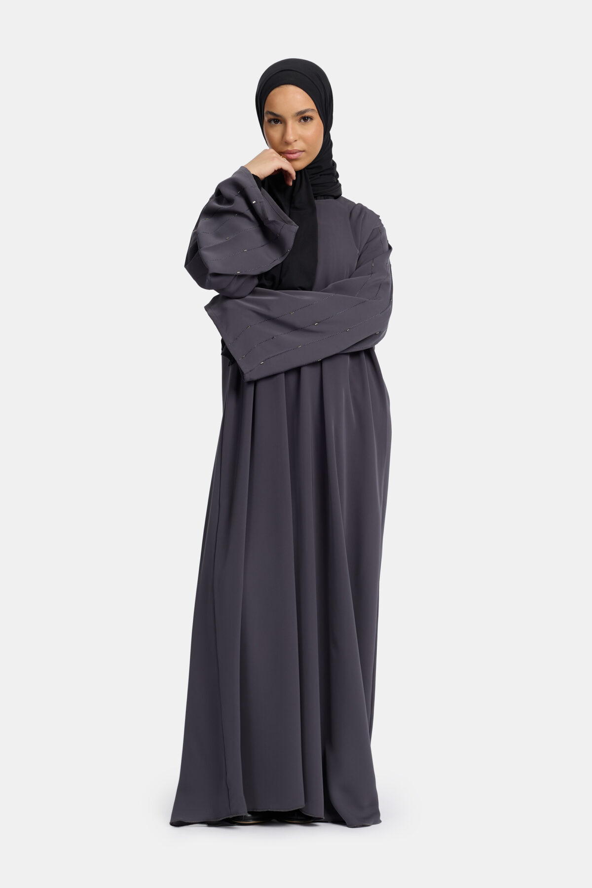 STITCHED LINE ABAYA - Image 3