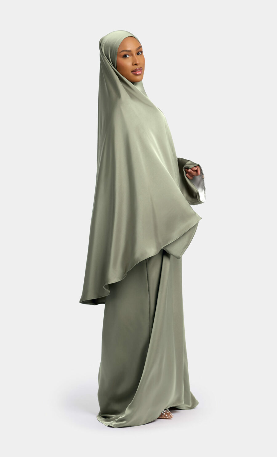 SILKY KHIMAAR - SAGE