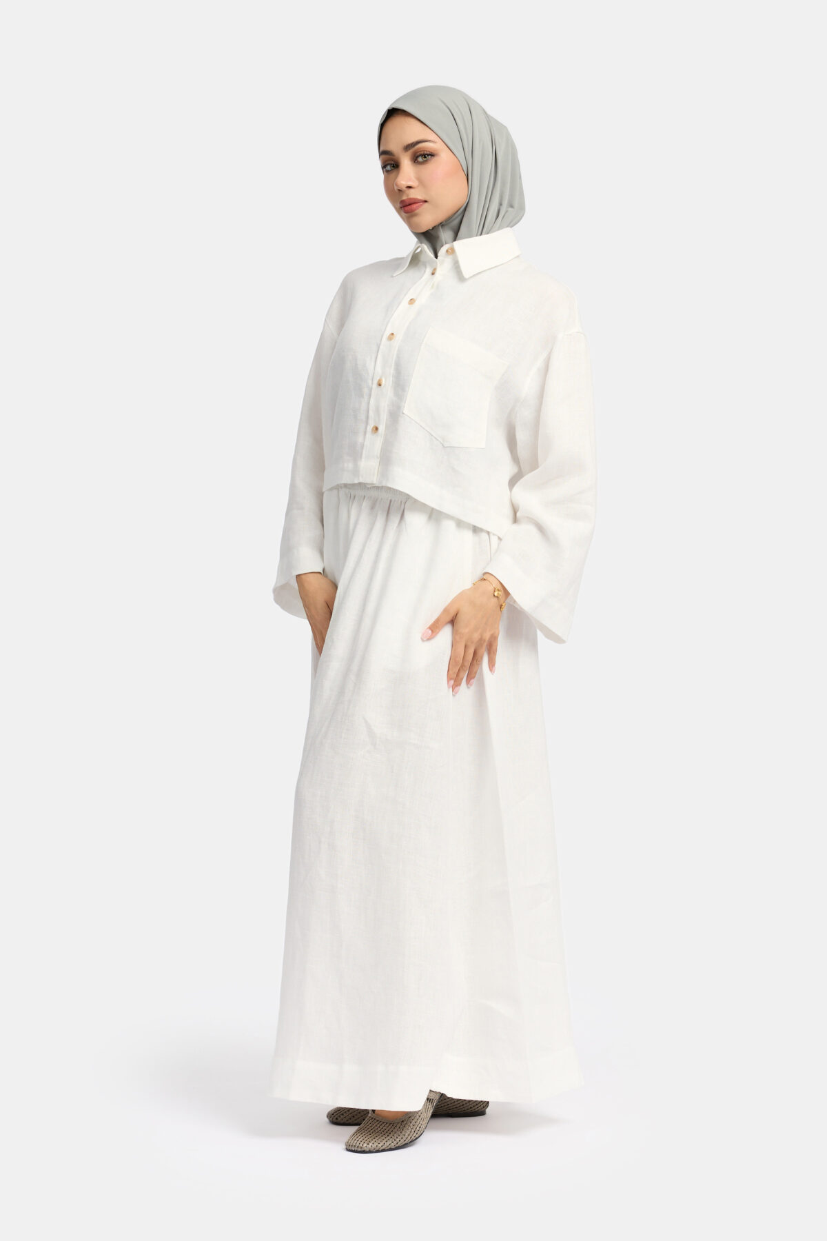 LINEN SKIRT - Image 2