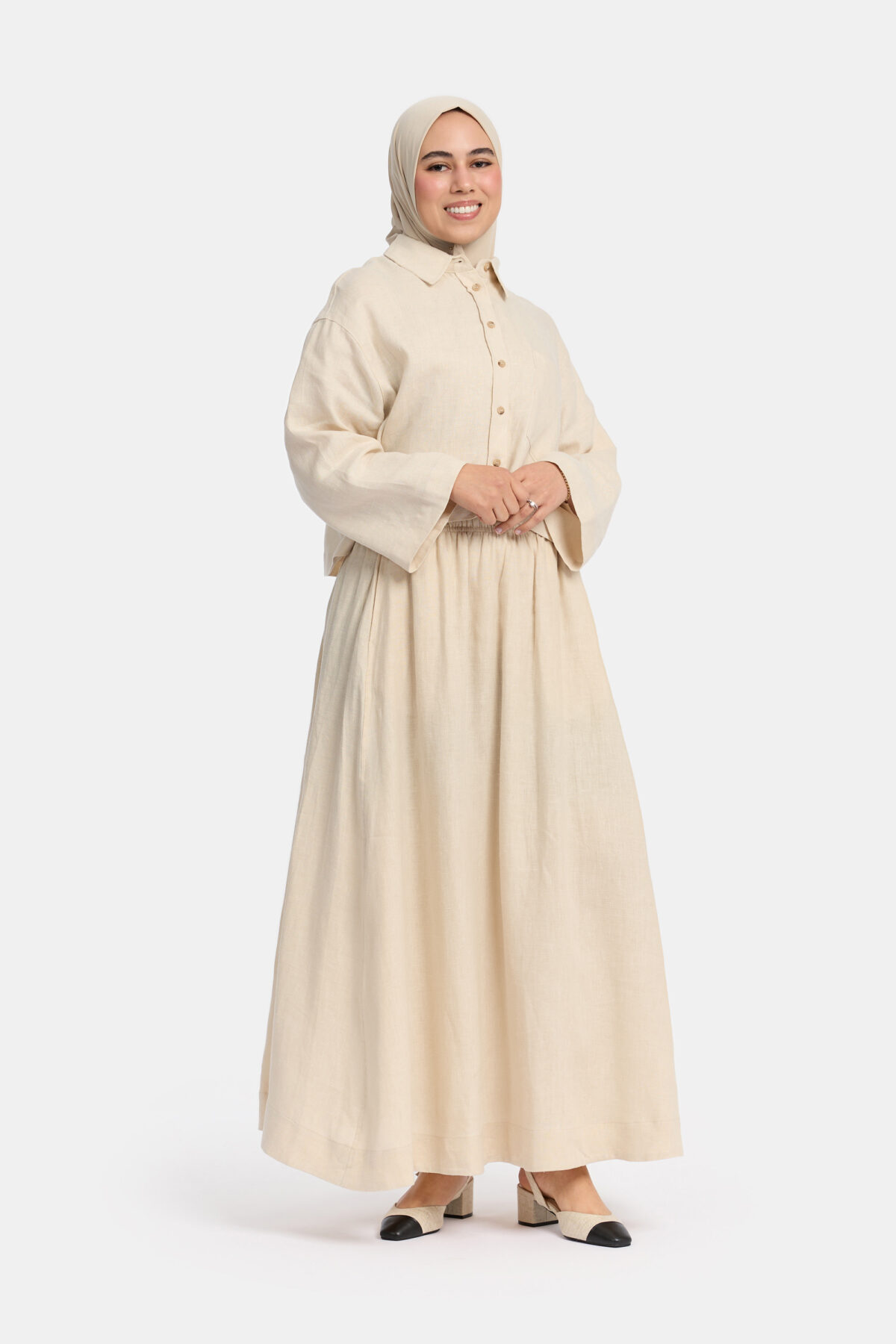 LINEN SKIRT