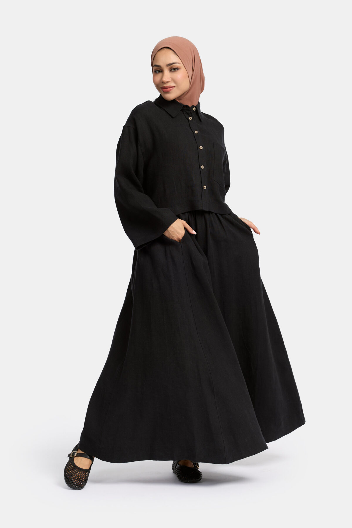 LINEN SKIRT