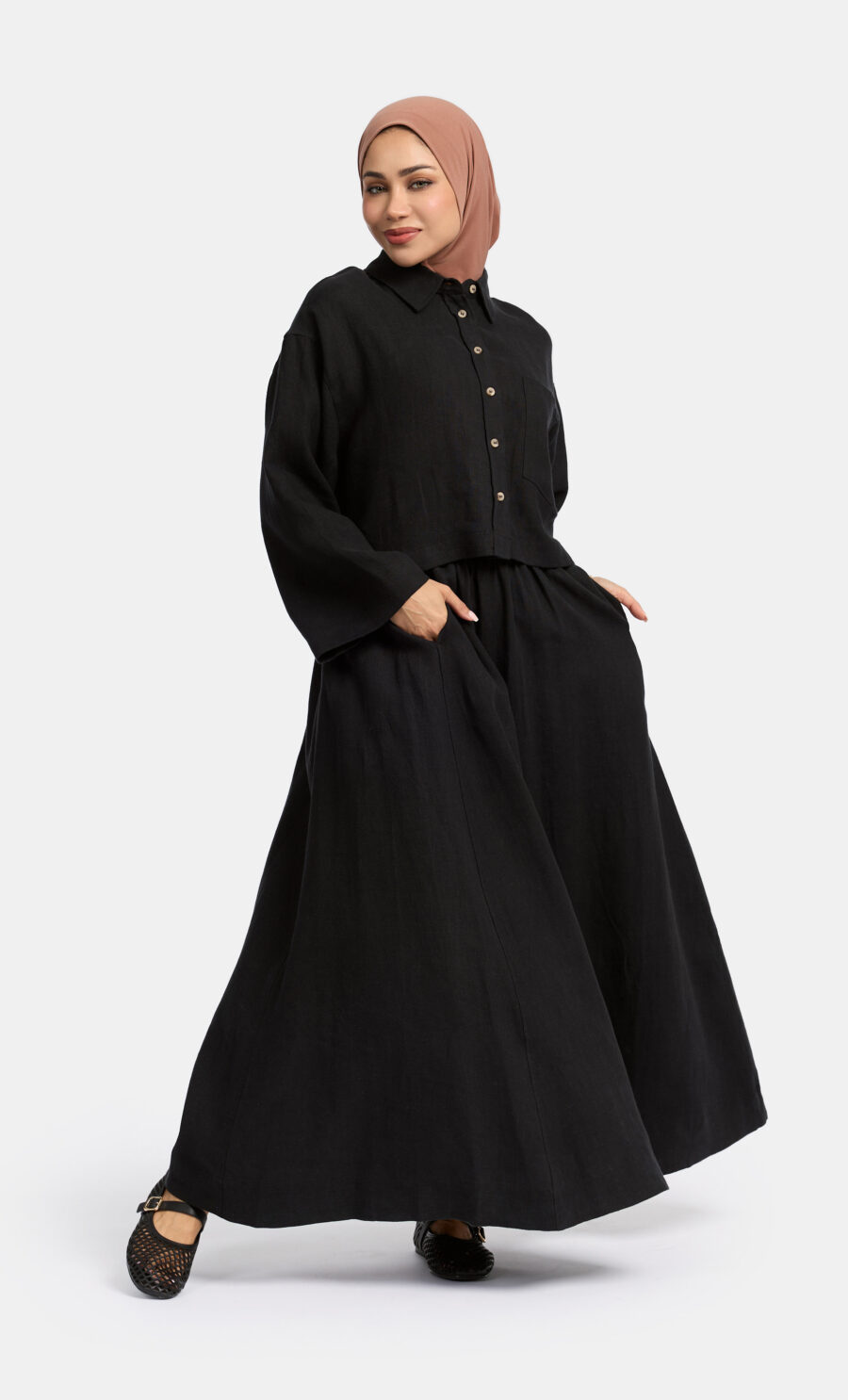 LINEN SKIRT