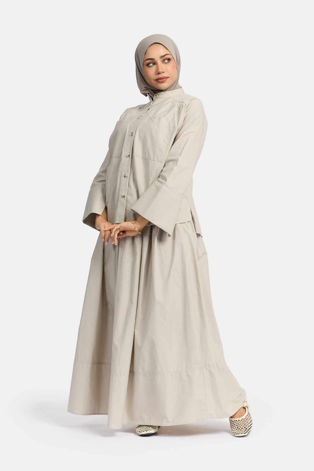 COTTON SKIRT SET - Image 2