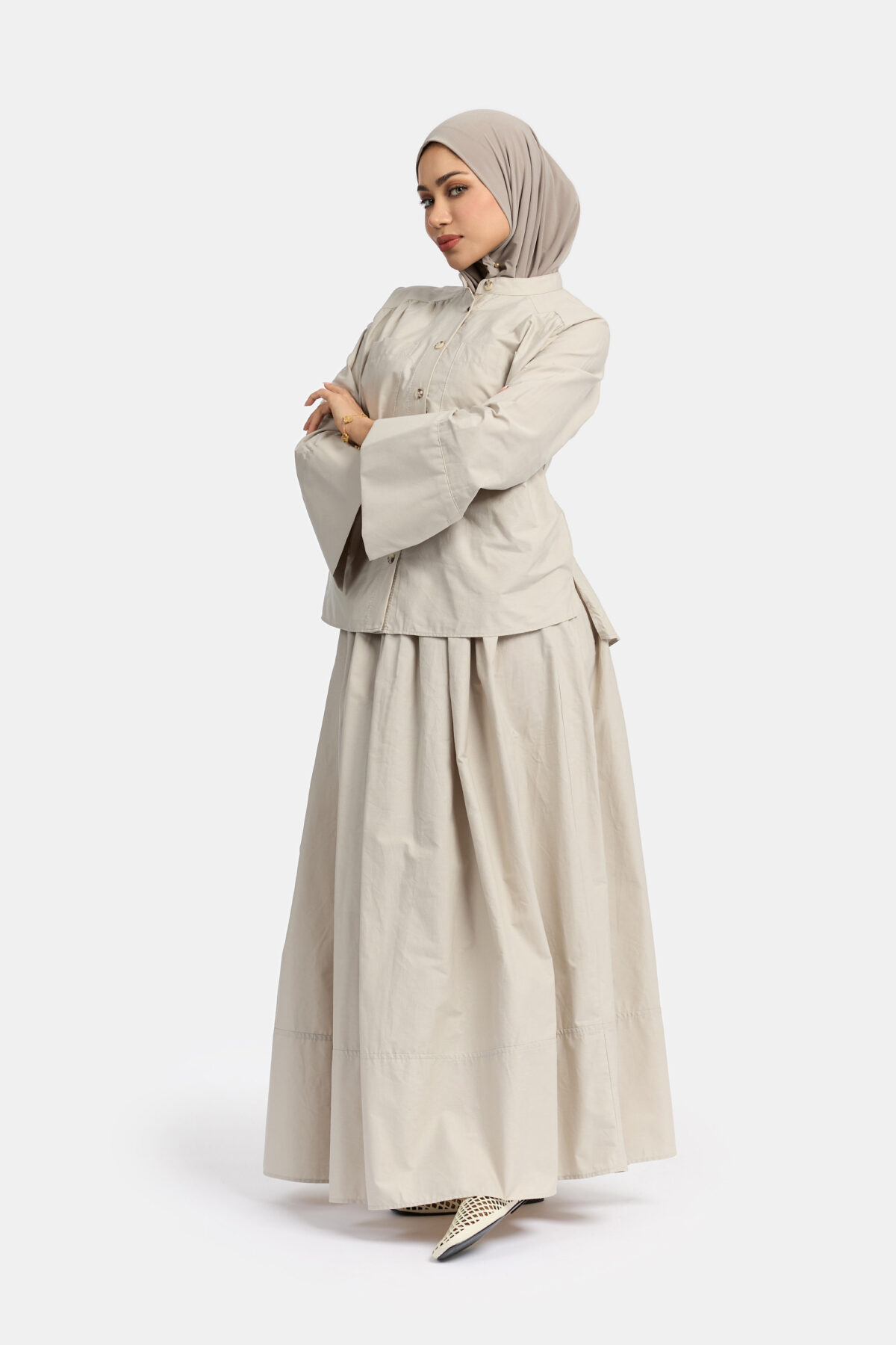 COTTON SKIRT SET