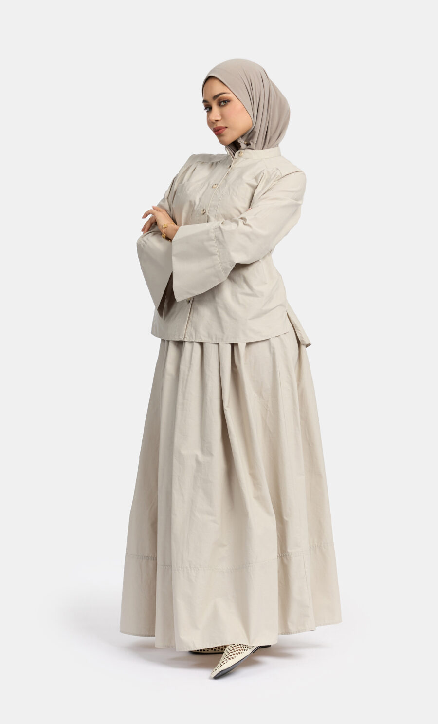 COTTON SKIRT SET