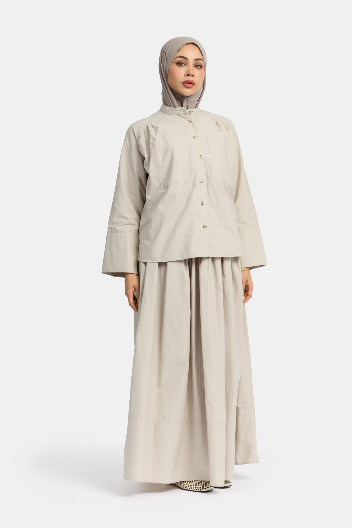 COTTON SKIRT SET - Image 3