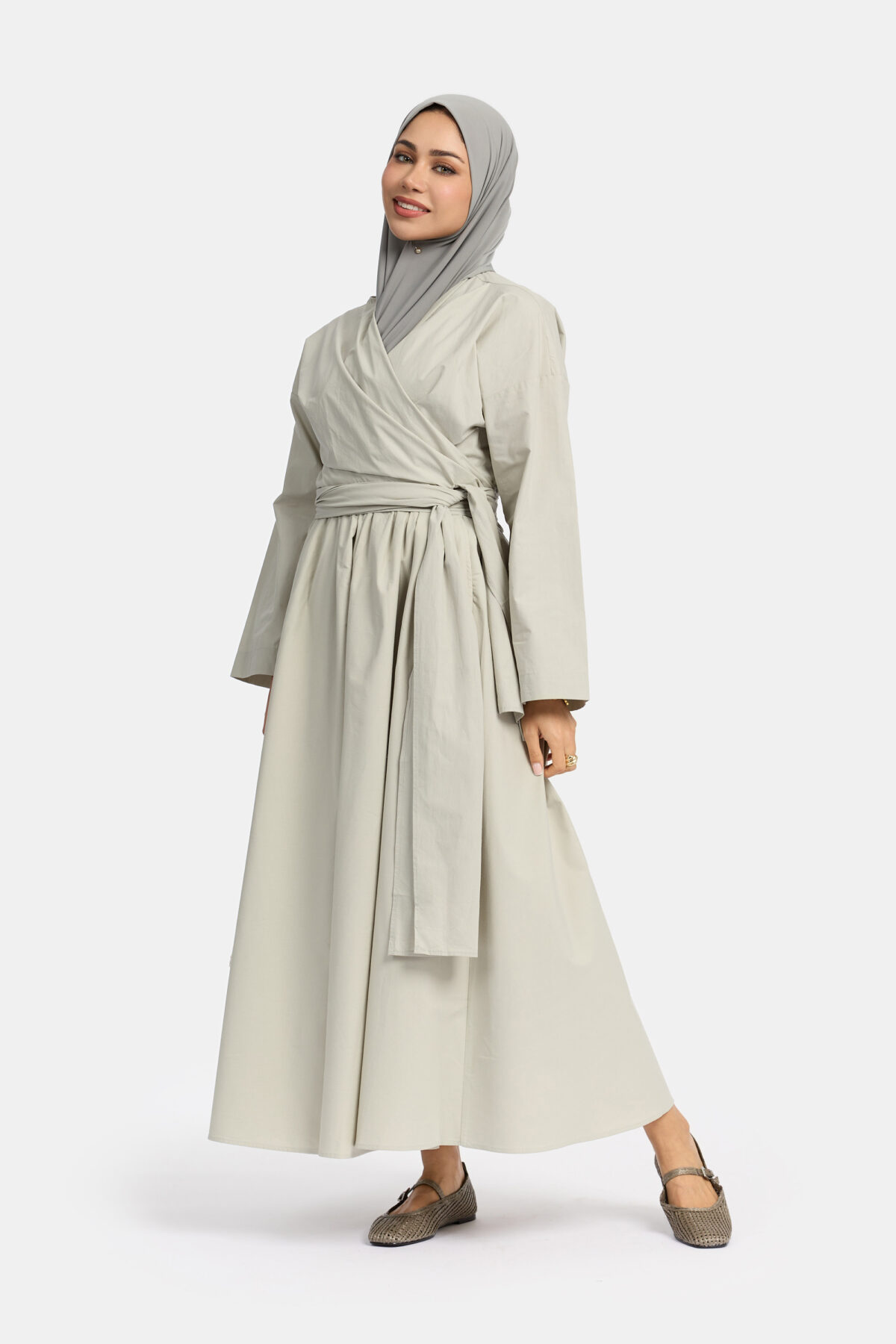 GATHERED MAXI SKIRT