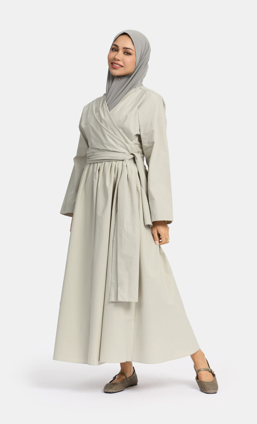 GATHERED MAXI SKIRT