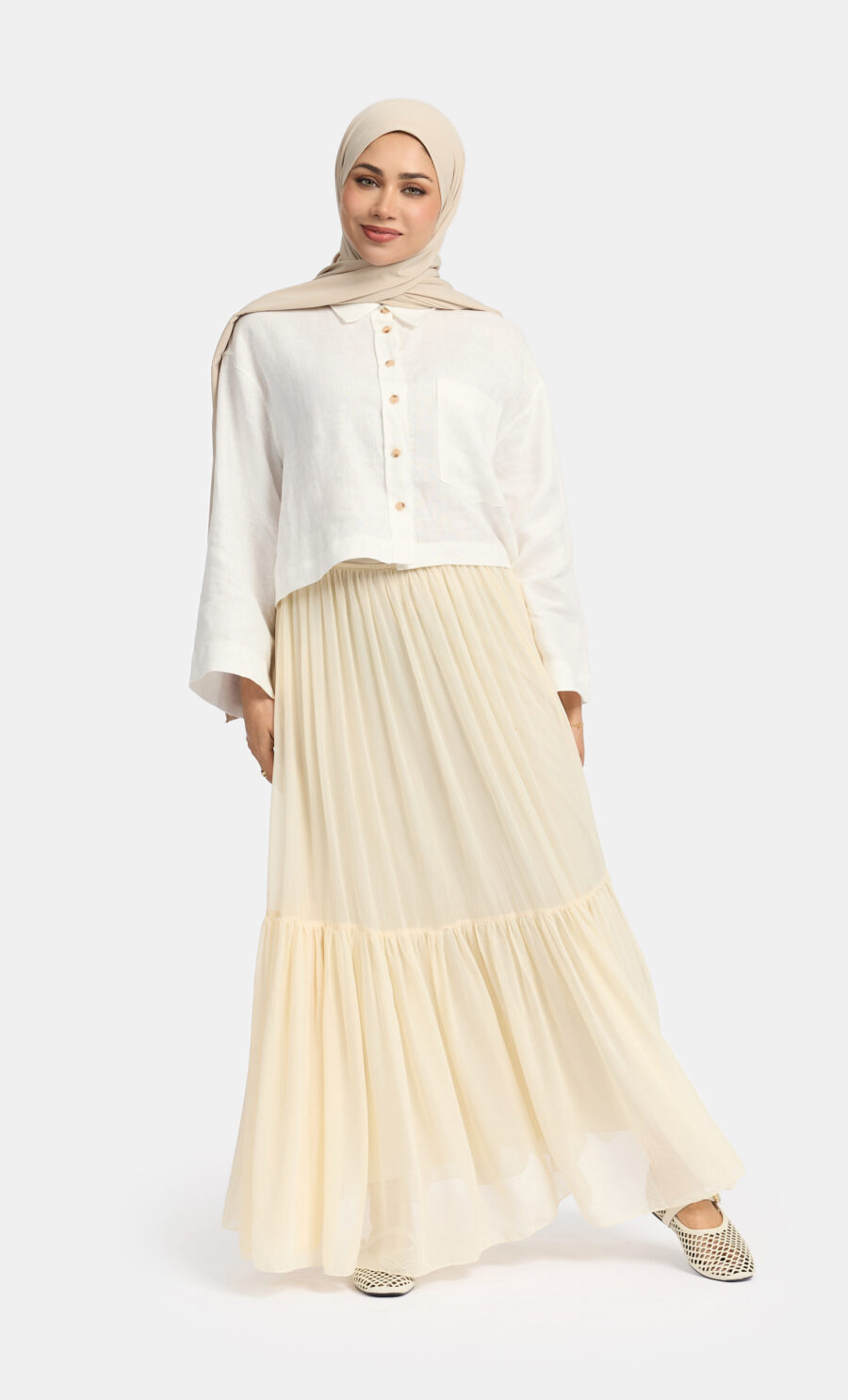 RUFFLED SKIRT