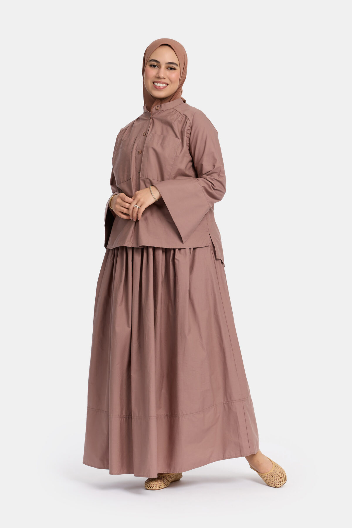 COTTON SKIRT SET