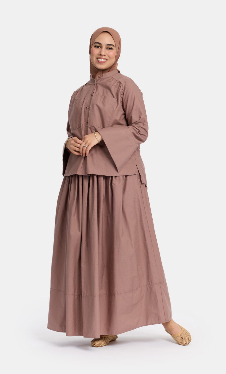COTTON SKIRT SET