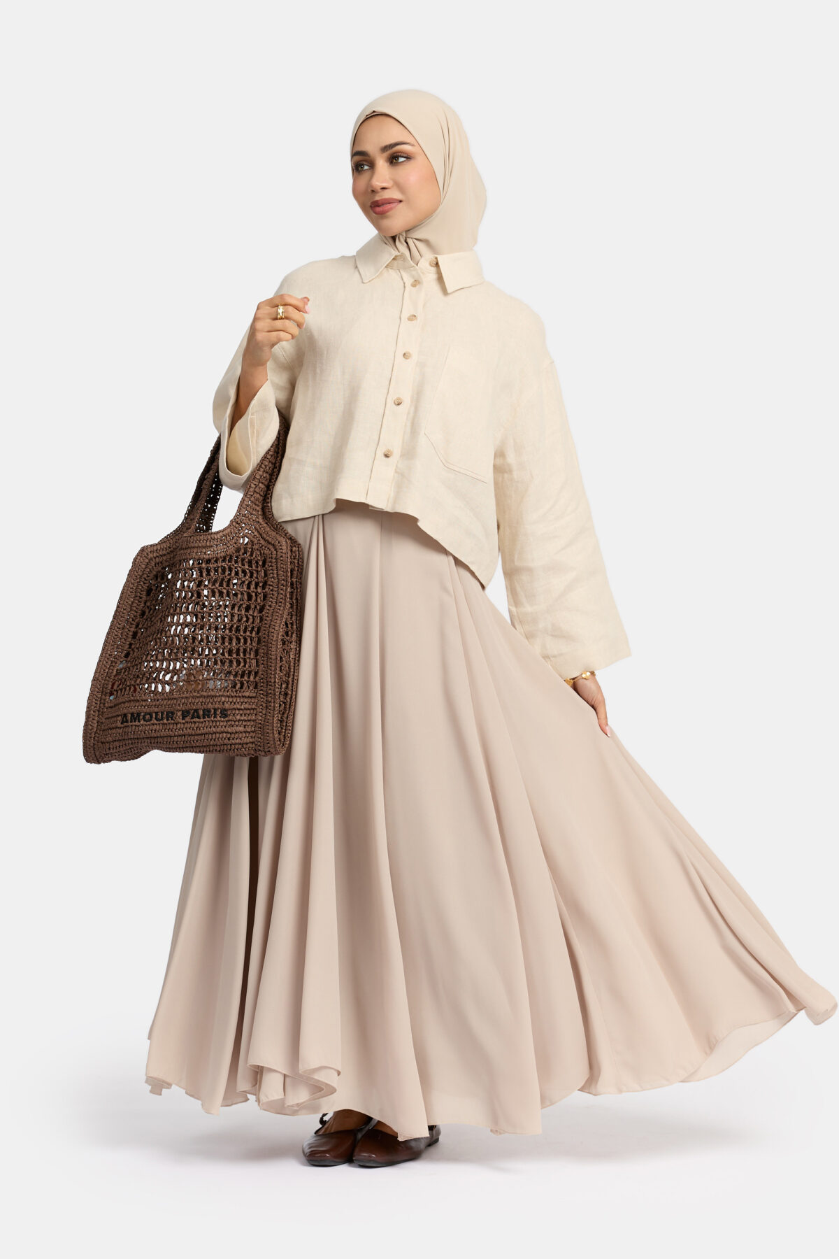 WIDE SKIRT