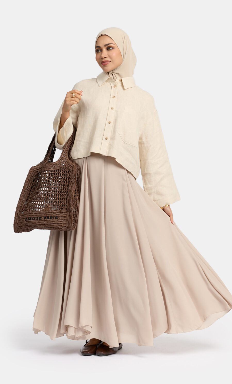WIDE SKIRT