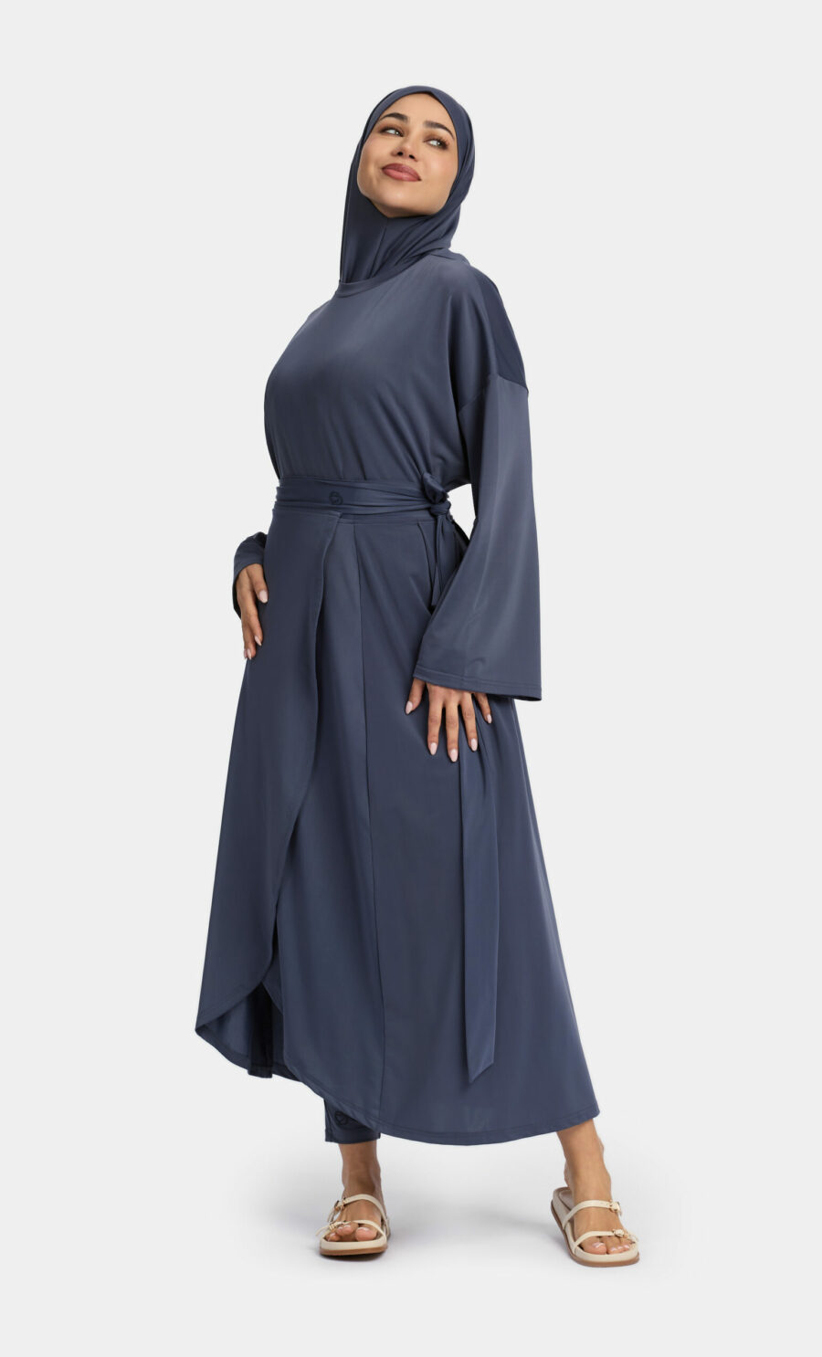 SWIM COVER SKIRT - AEGEAN, S