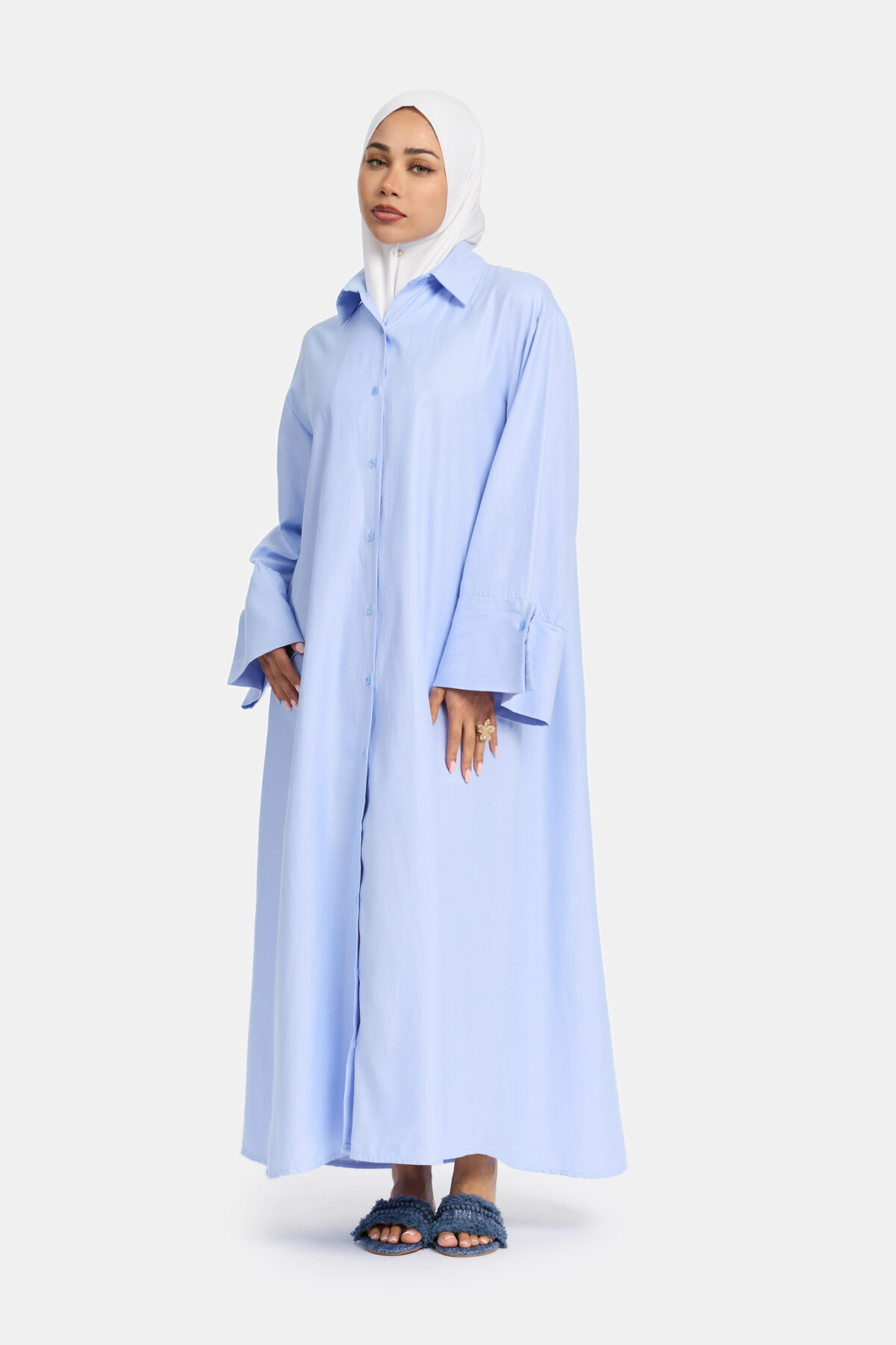 OVERSIZED MAXI BLOUSE
