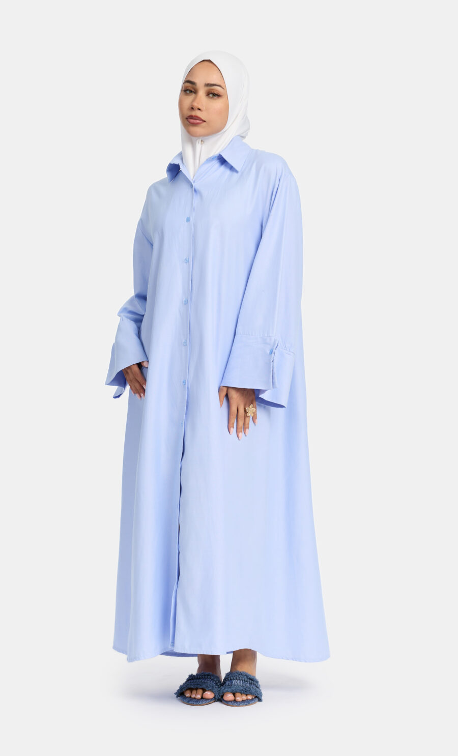 OVERSIZED MAXI BLOUSE