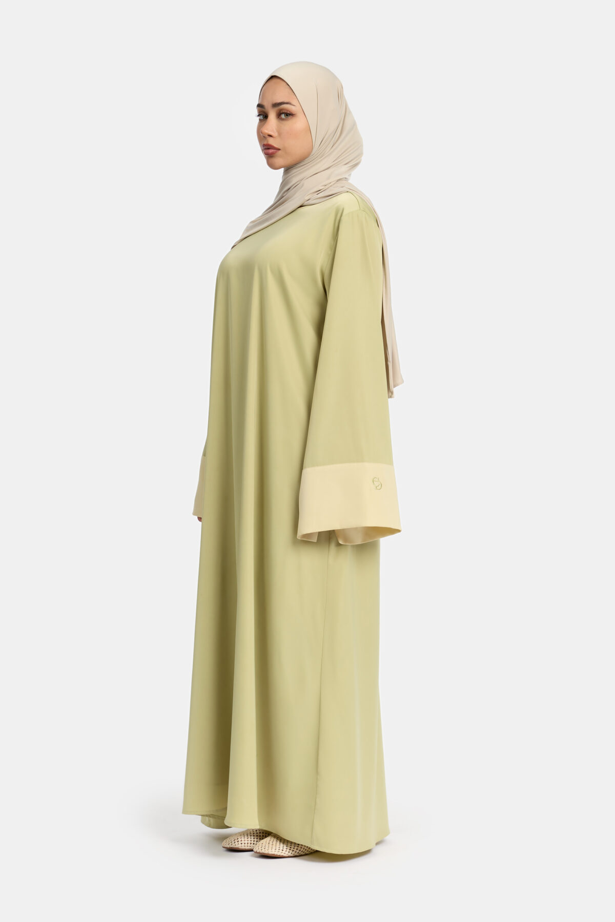 SATIN FLOWY DRESS