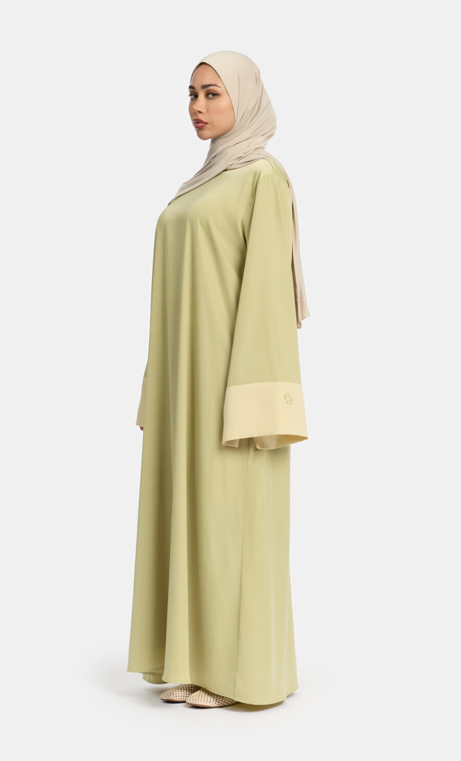 SATIN FLOWY DRESS