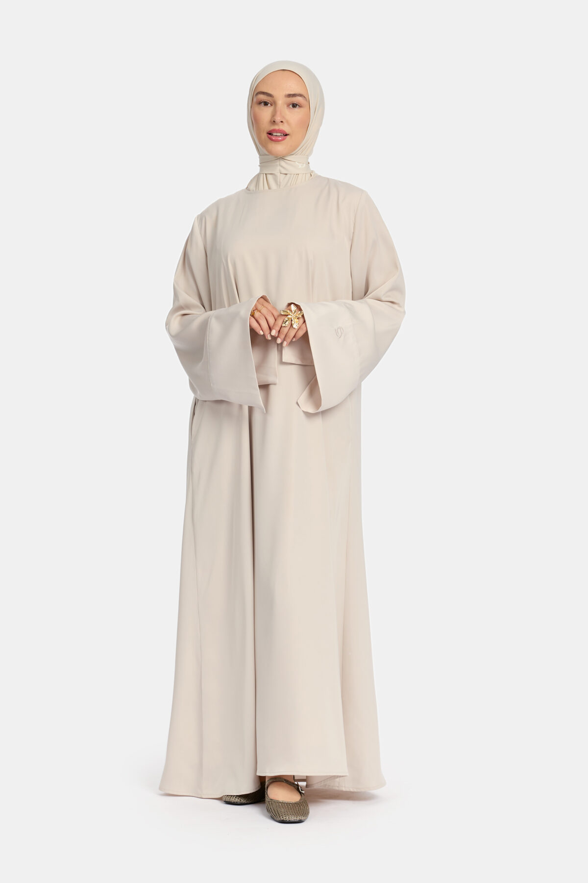 SATIN FLOWY DRESS - Afbeelding 3