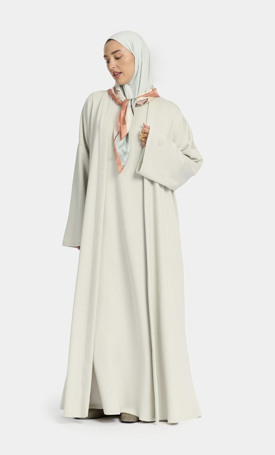 COMFORT KIMONO SET - LIGHT GREY, XS