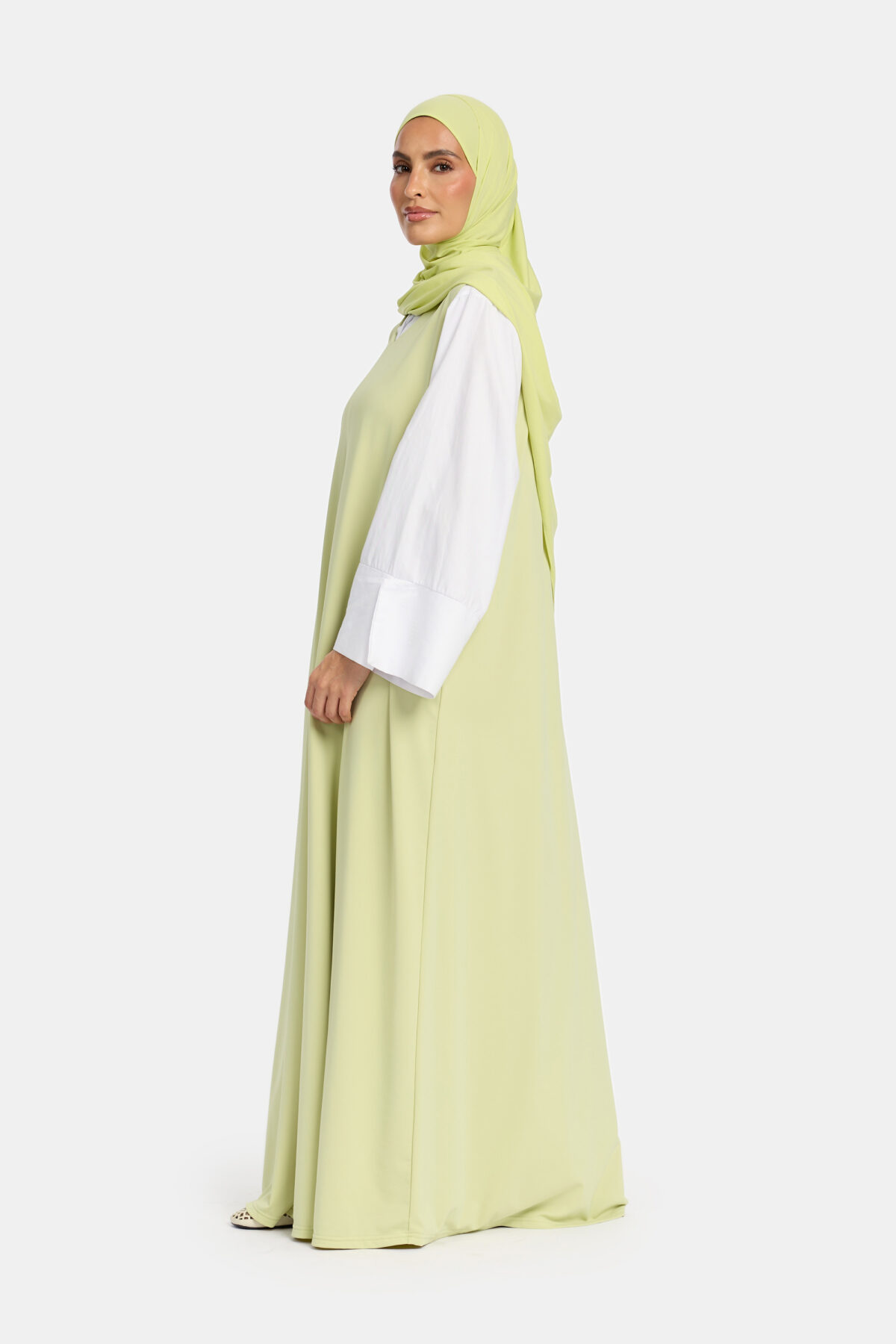 JERSEY GILET DRESS - Afbeelding 2