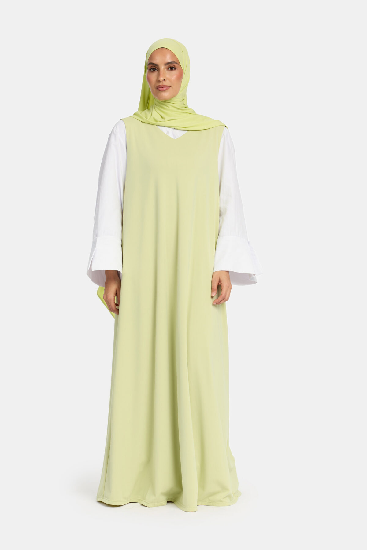 JERSEY GILET DRESS