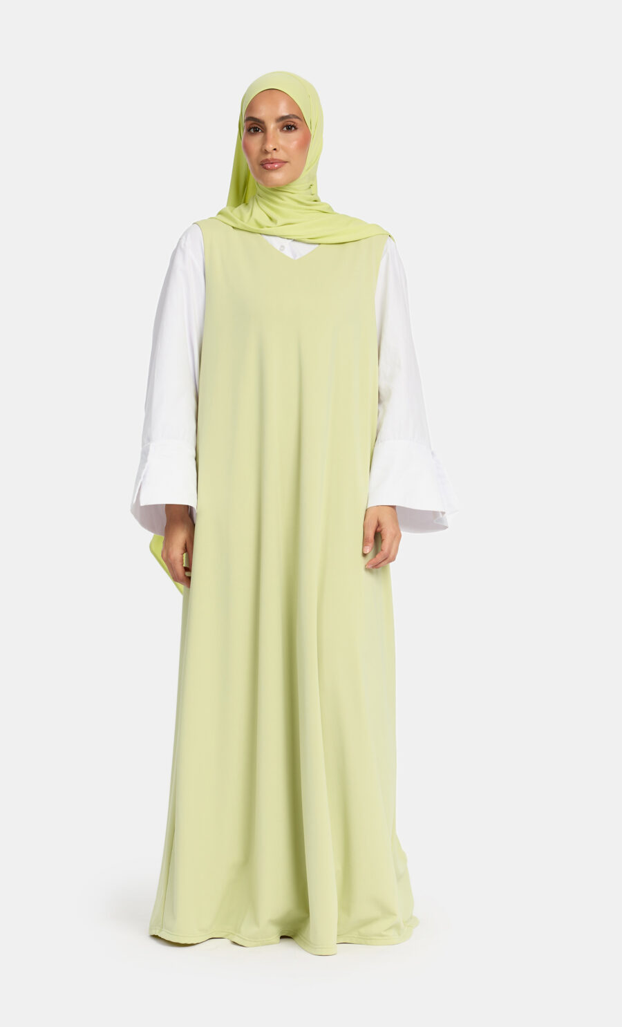 JERSEY GILET DRESS