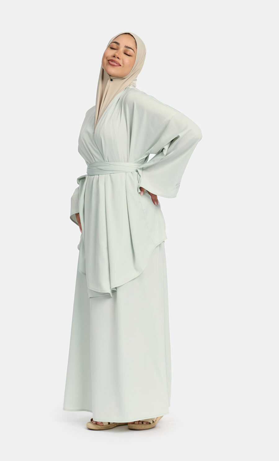 SATIN SKIRT SET