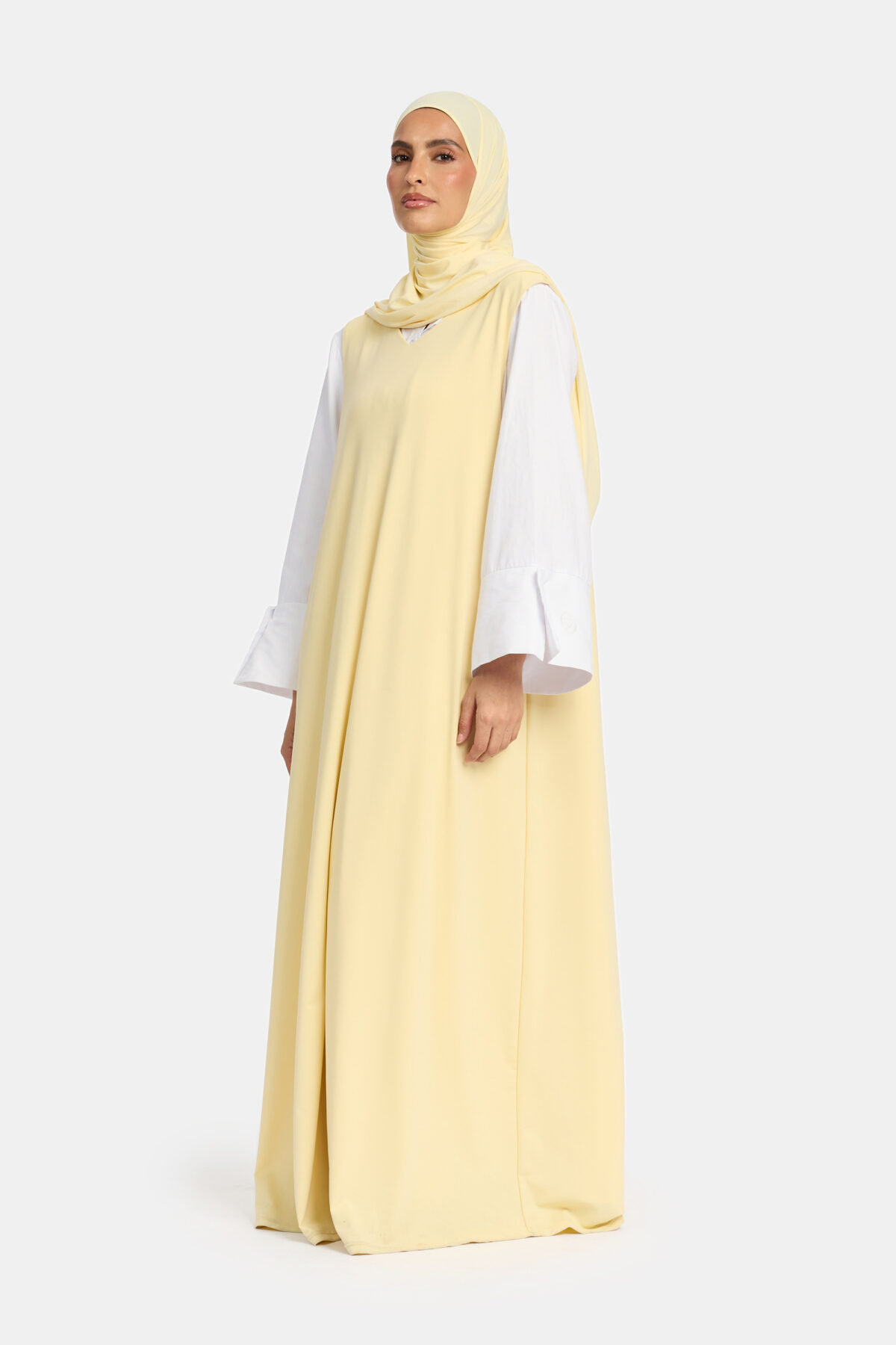 JERSEY GILET DRESS
