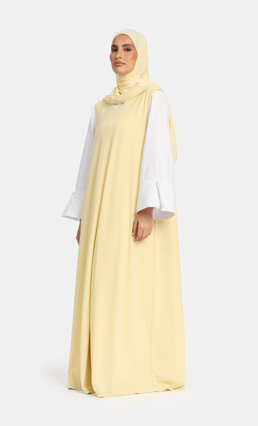 JERSEY GILET DRESS