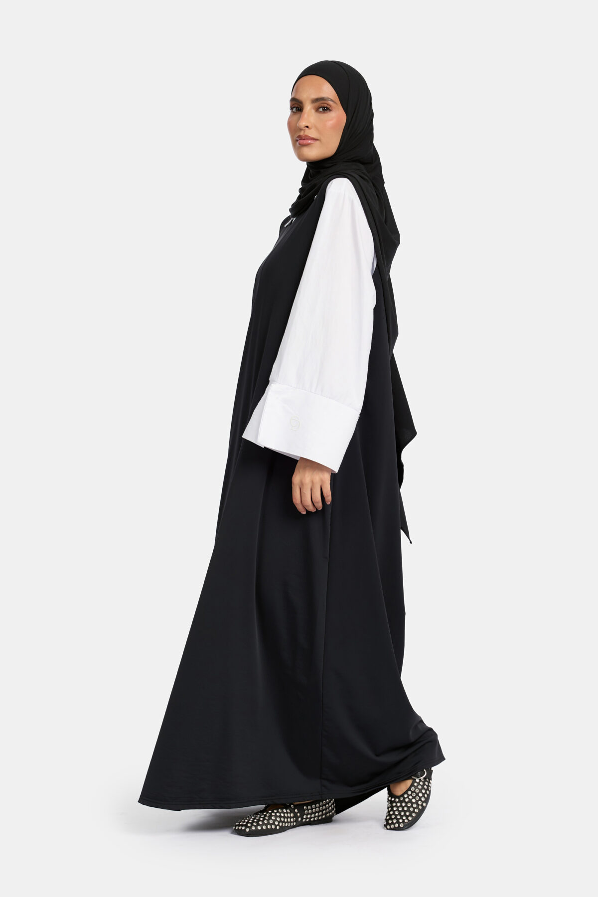 JERSEY GILET DRESS - Afbeelding 3