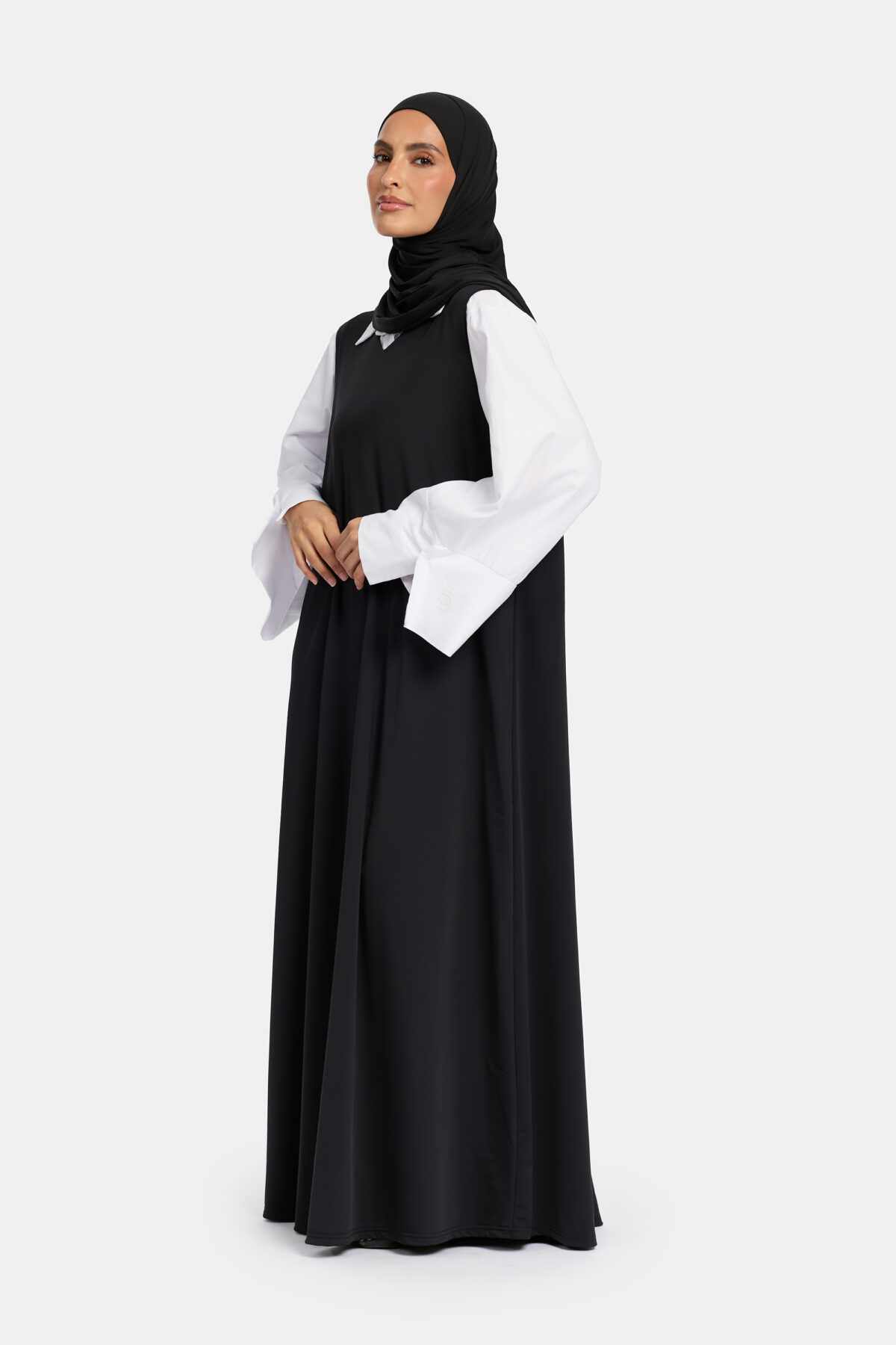 JERSEY GILET DRESS