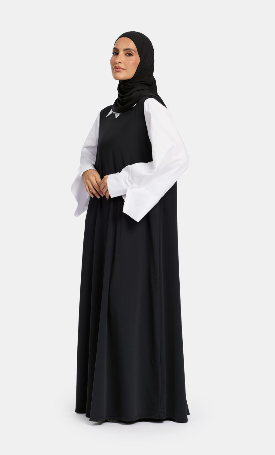 JERSEY GILET DRESS