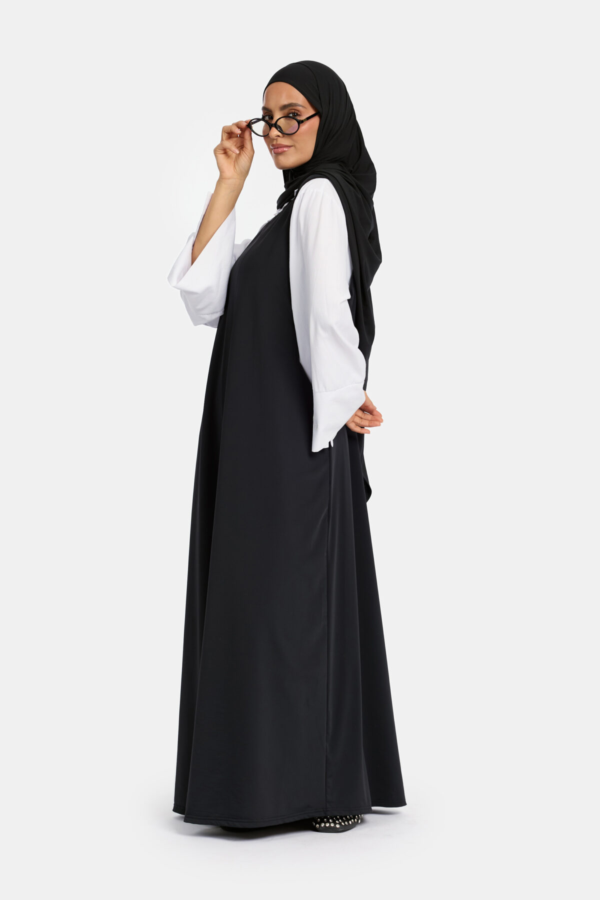 JERSEY GILET DRESS - Afbeelding 2