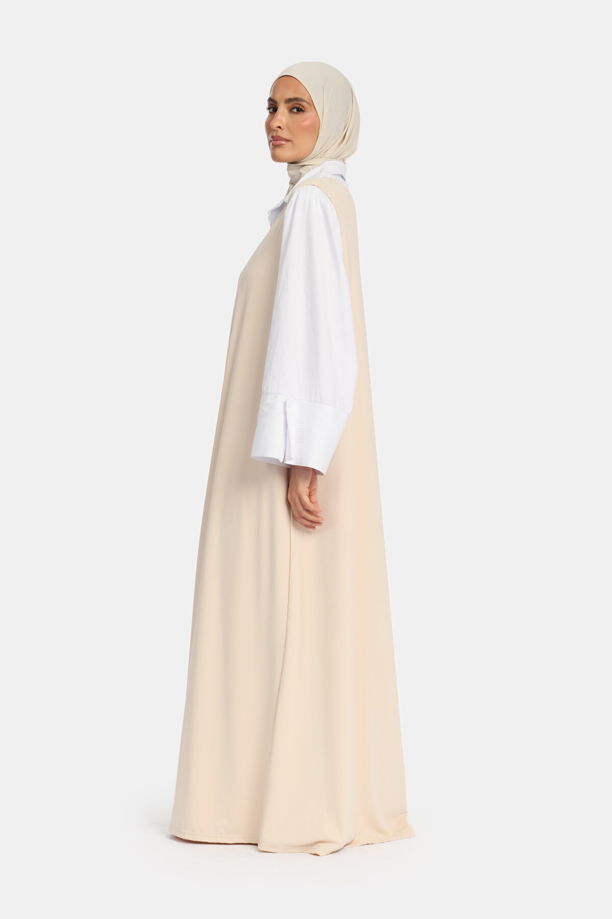 JERSEY GILET DRESS - Afbeelding 2