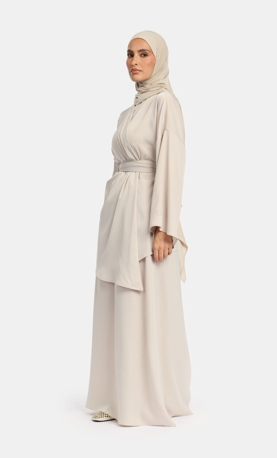 SATIN SKIRT SET