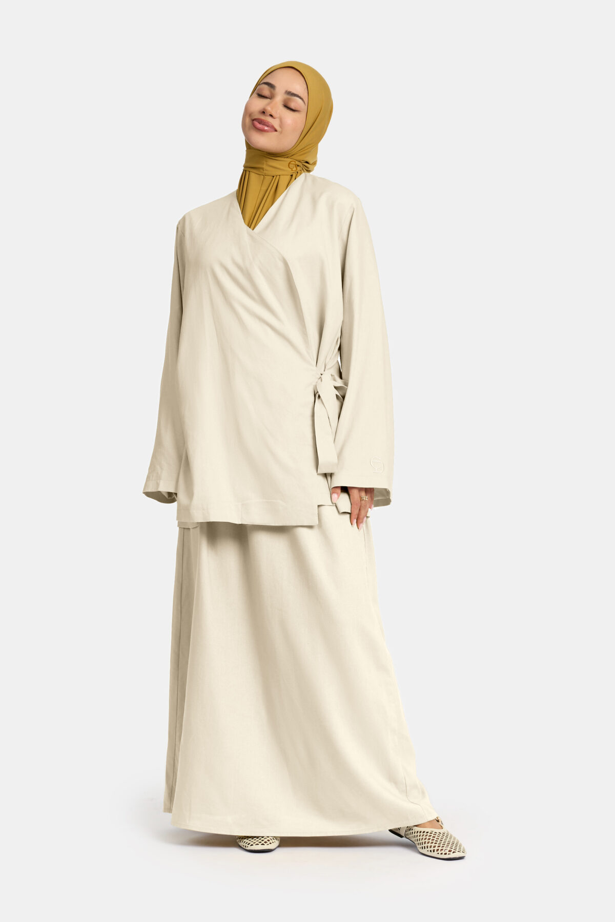 SIDE-TIE SKIRT SET - Afbeelding 3