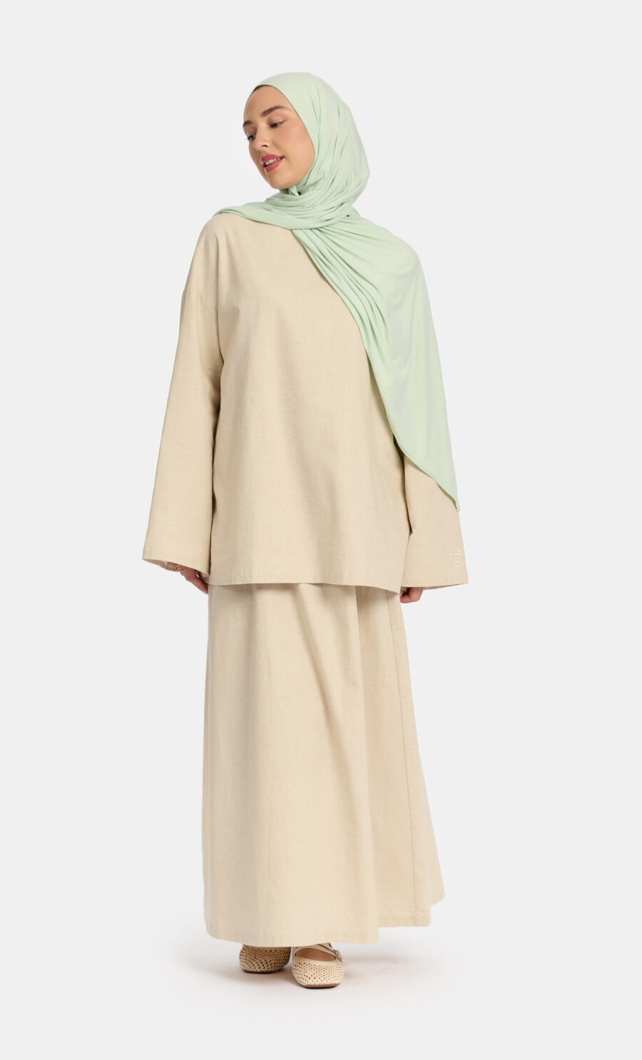 LINEN SKIRT SET