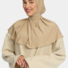 PREMIUM JERSEY PULL TIE HIJAB- BEIGE 2