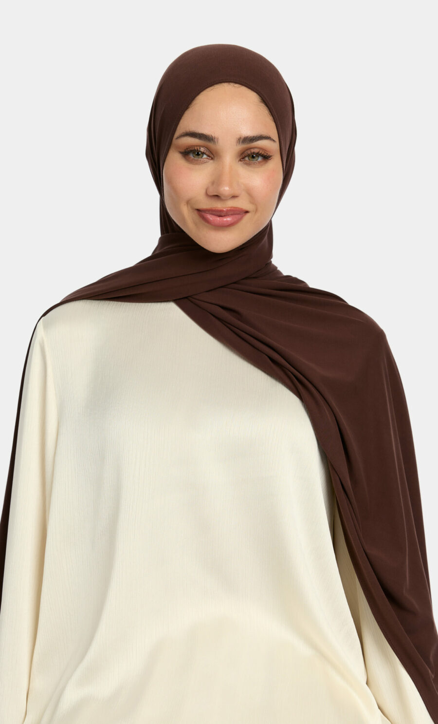 COMFORT STRETCH SCARF - DEEP BROWN