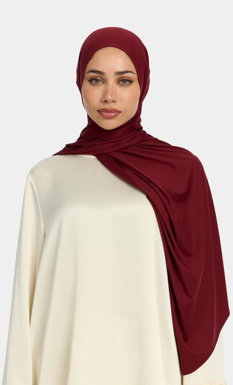 COMFORT STRETCH SCARF - BURGUNDY