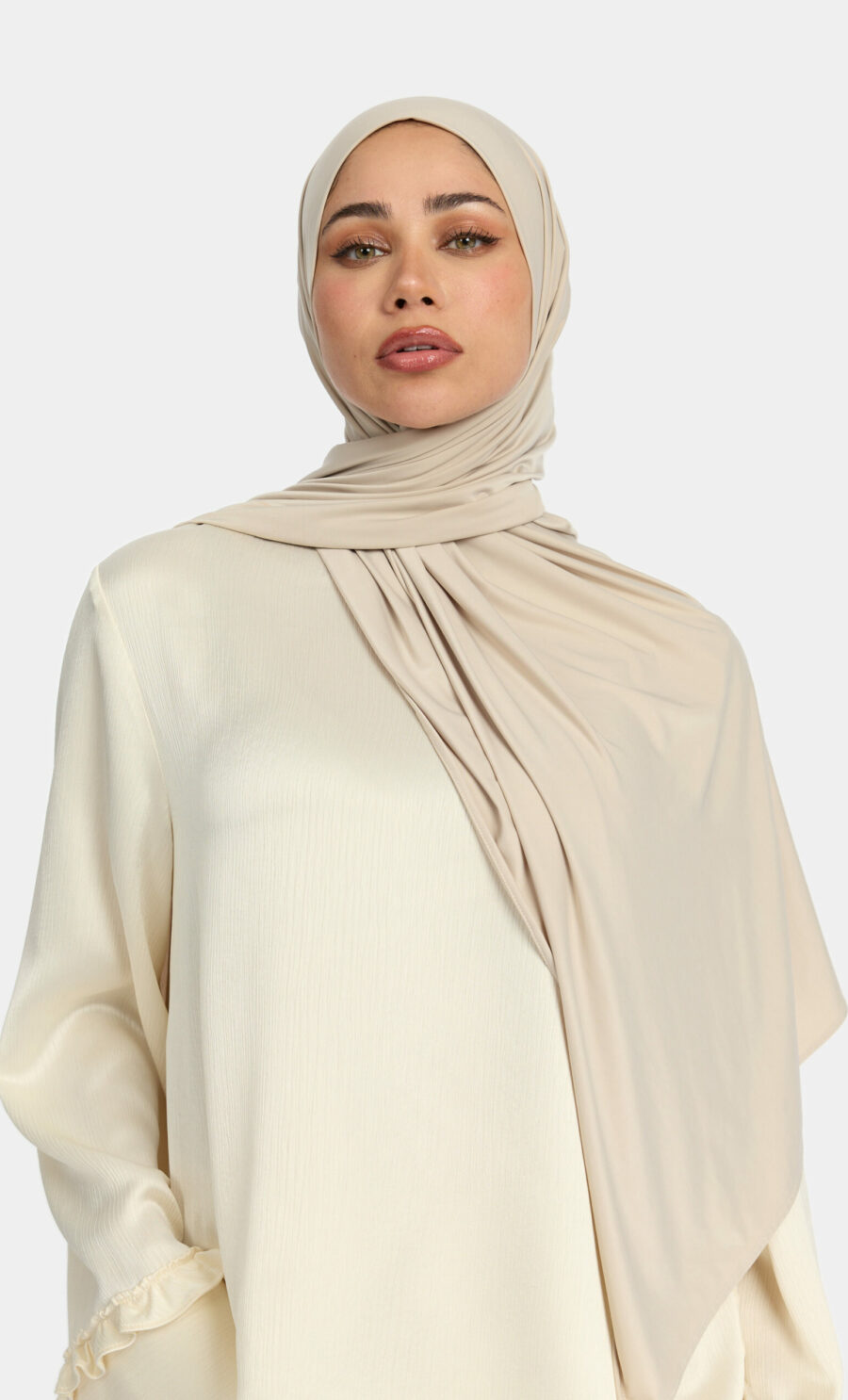 LIQUID JERSEY SCARF - SAGEDUSK