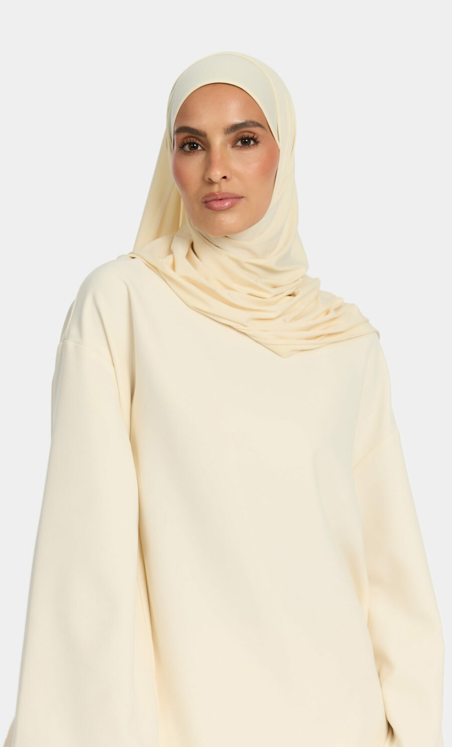 PREMIUM JERSEY SCARF - VANILLA