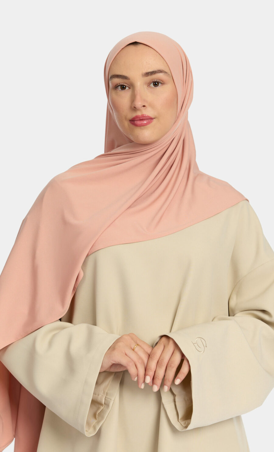 PREMIUM JERSEY SCARF - DUSTY ROSE